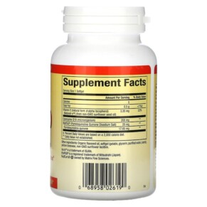 Thành phần vi chất của Natural Factors PQQ-10 PQQ 20 mg CoQ10 200 mg 60 Softgels 068958026190