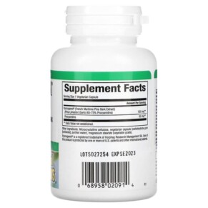 Natural Factors Pycnogenol 100 mg 30 Vegetarian Capsules 3 Thành phần vi chất của Natural Factors Pycnogenol 100 mg 30 Vegetarian Capsules 068958020914