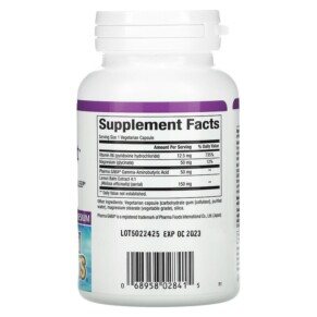 Thành phần vi chất của Natural Factors Stress-Relax Mind Retreat 60 Vegetarian Capsules 068958028415