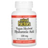 Thực phẩm chức năng Natural Factors Vegan Hyabest Hyaluronic Acid 120 mg 60 Vegetarian Capsules 068958026800