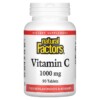 Thực phẩm chức năng Natural Factors Vitamin C Plus Bioflavonoids & Rosehips 1.000 mg 90 Tablets 068958013442