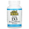 Natural Factors Vitamin D3 50 mcg (2.000 IU) 240 Softgels 4 Thực phẩm chức năng Natural Factors Vitamin D3 50 mcg (2.000 IU) 240 Softgels 068958010632