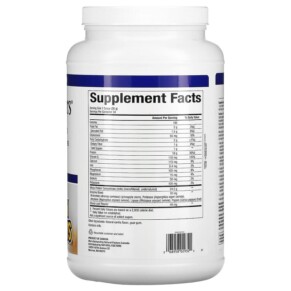 Thành phần vi chất của Natural Factors Whey Factors Grass Fed Whey Protein Natural French Vanilla Flavor 2 lb (907 g) 068958029320