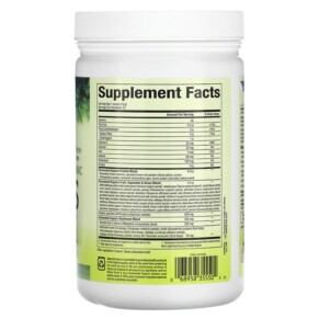 Thành phần vi chất của Natural Factors Whole Earth & Sea Greens Unflavored 6.9 oz (195 g) 068958355504