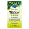 Thực phẩm chức năng Natural Factors Whole Earth & Sea Men's 50+ Multivitamin & Mineral 60 Tablets 068958355030