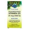 Thực phẩm chức năng Natural Factors Whole Earth & Sea Vegan Bioenhanced Vitamin D3 25 mcg (1.000 IU) 90 Vegetarian Capsules 068958355122
