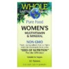 Thực phẩm chức năng Natural Factors Whole Earth & Sea Women's Multivitamin & Mineral 60 Tablets 068958355023