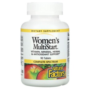 Thực phẩm chức năng Natural Factors Women's MultiStart 90 Tablets 068958015804
