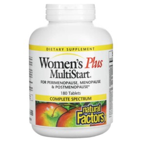 Thực phẩm chức năng Natural Factors Women's Plus MultiStart 180 Tablets 068958015842