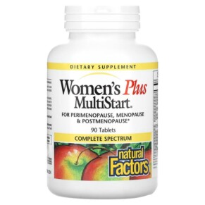 Thực phẩm chức năng Natural Factors Women's Plus MultiStart 90 Tablets 068958015835