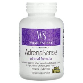 Thực phẩm chức năng Natural Factors WomenSense AdrenaSense Adrenal Formula 120 Vegetarian Capsules 068958049427