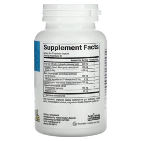 Natural Factors WomenSense MenoSense Menopause Formula 90 Vegetarian Capsules 3 Thành phần vi chất của Natural Factors WomenSense MenoSense Menopause Formula 90 Vegetarian Capsules 068958049502