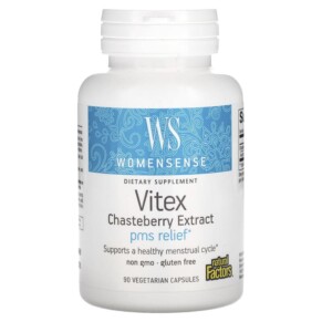 Thực phẩm chức năng Natural Factors Womensense Vitex Chasteberry Extract 90 Vegetarian Capsules 068958049304