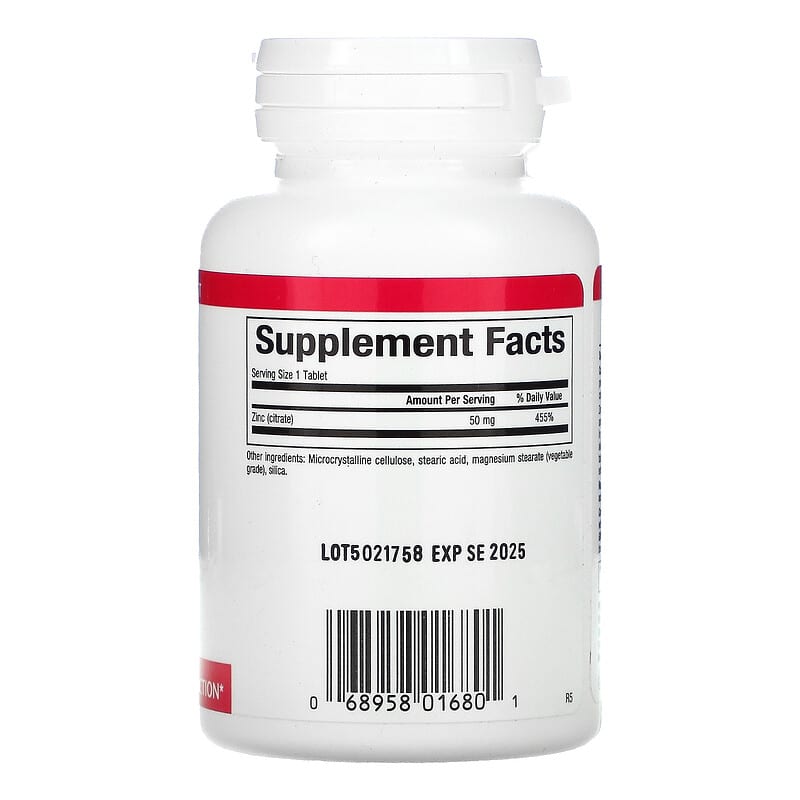 Natural Factors Zinc Citrate 50 mg 90 Tablets 2 Thành phần vi chất của Natural Factors Zinc Citrate 50 mg 90 Tablets 068958016801