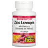 Thực phẩm chức năng Natural Factors Zinc Lonzenges With Elderberry Echinacea & Vitamin C Honey Blossom 60 Lozenges 068958016887