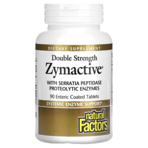 Thực phẩm chức năng Natural Factors Zymactive Double Strength 90 Enteric Coated Tablets 068958017501