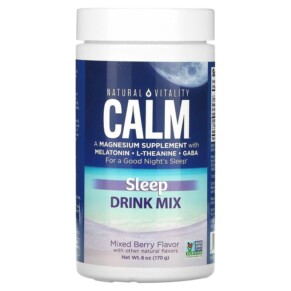 Thực phẩm chức năng Natural Vitality CALM Drink Mix Sleep Mixed Berry 6 oz (170 g) 875534002260