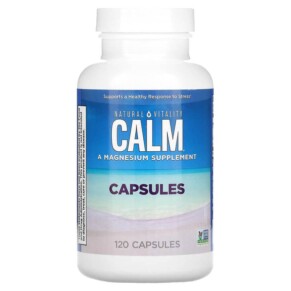 Thực phẩm chức năng Natural Vitality CALM Magnesium 120 Capsules 183405043992