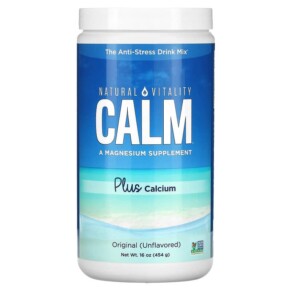 Thực phẩm chức năng Natural Vitality CALM Plus Calcium The Anti-Stress Drink Mix Original (Unflavored) 16 oz (454 g) 183405000988