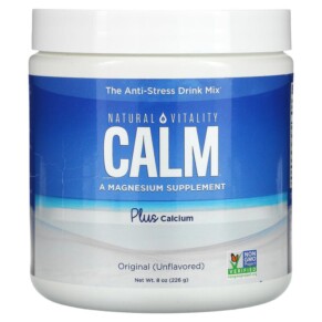 Thực phẩm chức năng Natural Vitality CALM Plus Calcium The Anti-Stress Drink Mix Original (Unflavored) 8 oz (226 g) 183405043541