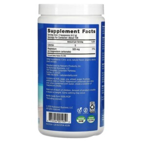 Thành phần vi chất của Natural Vitality CALM The Anti-Stress Drink Mix Cherry 16 oz (453 g) 875534001959