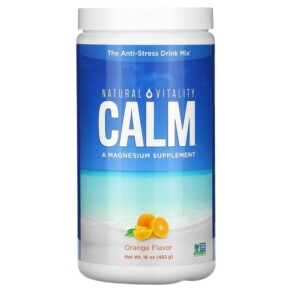 Thực phẩm chức năng Natural Vitality CALM The Anti-Stress Drink Mix Orange 16 oz (453 g) 183405000087