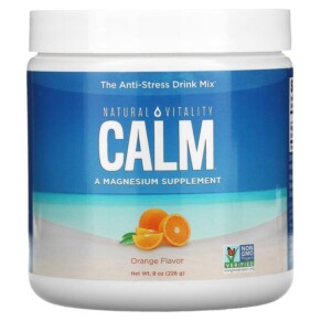 Thực phẩm chức năng Natural Vitality CALM The Anti-Stress Drink Mix Orange 8 oz (226 g) 183405043510