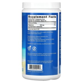 Thành phần vi chất của Natural Vitality CALM The Anti-Stress Drink Mix Sweet Lemon 16 oz (453 g) 183405000148