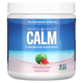 Thực phẩm chức năng Natural Vitality CALM The Anti-Stress Drink Mix Watermelon 8 oz (226 g) 183405043565