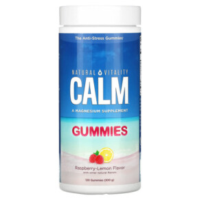 Thực phẩm chức năng Natural Vitality CALM The Anti-Stress Gummies Raspberry-Lemon 120 Gummies 875534002406