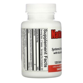 Thành phần vi chất của Naturally Vitamins Nattokinase 1500 Systemic Enzyme Supplement 120 Enteric Coated Tablets 032115100498