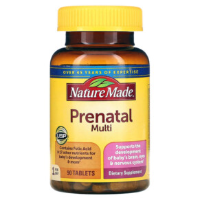 Thực phẩm chức năng Nature Made Multi Prenatal 90 Tablets 031604014995