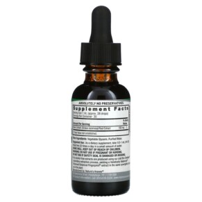 Thành phần vi chất của Nature's Answer Black Cohosh Alcohol-Free 950 mg 1 fl oz (30 ml) 083000005763