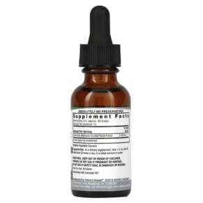 Thành phần vi chất của Nature's Answer Chamomile Extract Alcohol Free 1.200 mg 1 fl oz (30 ml) 083000005886