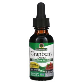 Thực phẩm chức năng Nature's Answer Cranberry Extract Alcohol-Free 10.000 mg 1 fl oz (30 ml) 083000006005