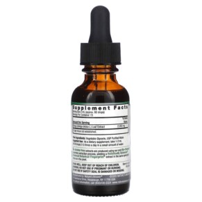 Thành phần vi chất của Nature's Answer Ginkgo Leaf Fluid Extract Alcohol-Free 2.000 mg 1 fl oz (30 ml) 083000006203