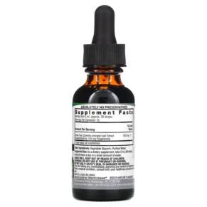 Thành phần vi chất của Nature's Answer Green Tea Extract Alcohol-Free 2.000 mg 1 fl oz (30 ml) 083000006333
