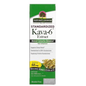 Thực phẩm chức năng Nature's Answer Kava-6 Alcohol-Free Extract 1 fl oz (30 ml) 083000006418