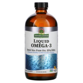 Thực phẩm chức năng Nature's Answer Liquid Omega-3 Deep Sea Fish Oil EPA/DHA Orange 16 fl oz (480 ml) 083000261374