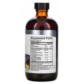 Thành phần vi chất của Nature's Answer Liquid Vitamin C Natural Lemon 8 fl oz (240 ml) 083000261152