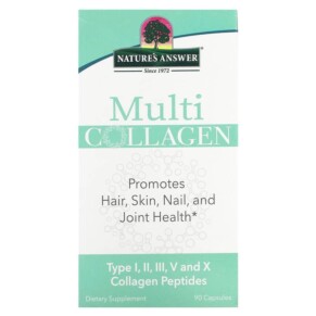 Thực phẩm chức năng Nature's Answer Multi Collagen 90 Capsules 083000165801