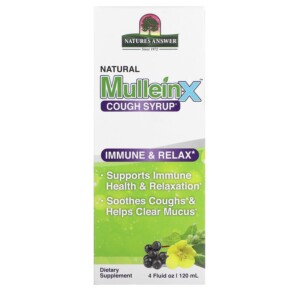 Thực phẩm chức năng Nature's Answer Natural Mullein X Cough Syrup 4 fl oz (120 ml) 083000262548