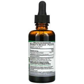 Thành phần vi chất của Nature's Answer Olive Leaf Extract Alcohol-Free 1.500 mg 2 fl oz (60 ml) 083000006531