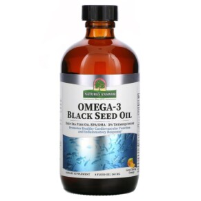 Thực phẩm chức năng Nature's Answer Omega-3 with Black Seed Oil Orange 8 fl oz (240 ml) 083000261428