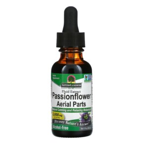 Thực phẩm chức năng Nature's Answer Passionflower Aerial Parts Fluid Extract Alcohol-Free 2.000 mg 1 fl oz (30 ml) 083000006548