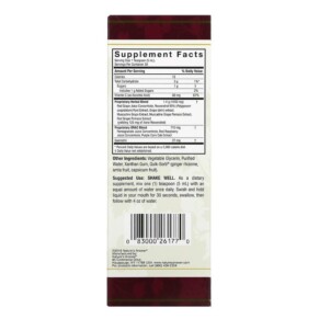 Thành phần vi chất của Nature's Answer Resveratrol Reserve 5 fl oz (150 ml) 083000261770