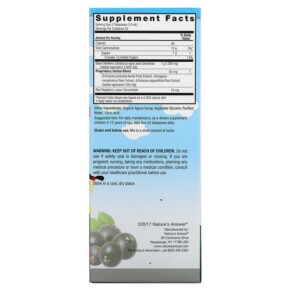 Thành phần vi chất của Nature's Answer Sambucus Kid's Formula 4.000 mg 8 fl oz (240 ml)) 083000262210