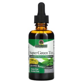 Thực phẩm chức năng Nature's Answer Super Green Tea Alcohol-Free 2 fl oz (60 ml) 083000006340