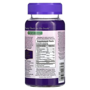 Thành phần vi chất của Nature's Bounty Advanced Hair Skin & Nails Mixed Fruit 3.000 mcg 80 Jelly Beans 074312008474