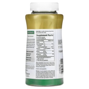 Thành phần vi chất của Nature's Bounty Calcium + D3 Gummies Peach & Cherry 70 Gummies 074312679414